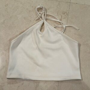 ZARA HALTER CROP TOP